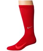 Nike Elite Run Lightweight 2.0 Crew (gym Red/bright Crimson) Crew Cut Socks Shoes