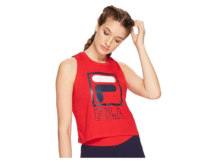 Fila Amanda Tank Top (chinese Red) Women's Sleeveless