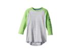 Under Armour Kids Mvp Power Sleeve Tee (big Kids) (overcast Gray/arena Green/moroccan Blue) Boy's T Shirt