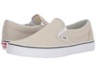 Vans Classic Slip-ontm (silver Lining/true White) Skate Shoes