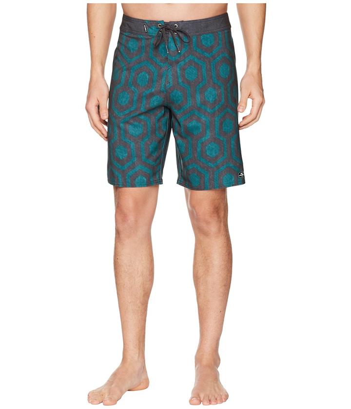 O'neill Hyperfreak Wrenched Boardshorts (asphalt) Men's Swimwear