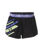 Under Armour Kids Graphic Play Up Shorts (little Kids) (black) Girl's Shorts