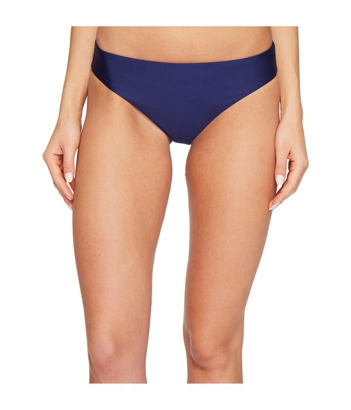 Splendid Art Deco Retro Bikini Bottom (navy) Women's Swimwear