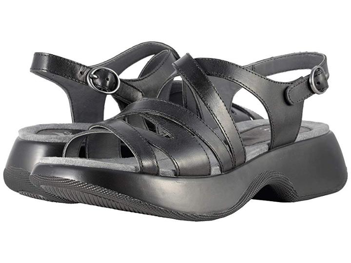 Dansko Lolita (black Full Grain) Women's Sandals