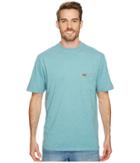 Pendleton S/s Deschutes Pocket Shirt (mineral Turquoise Heather) Men's T Shirt
