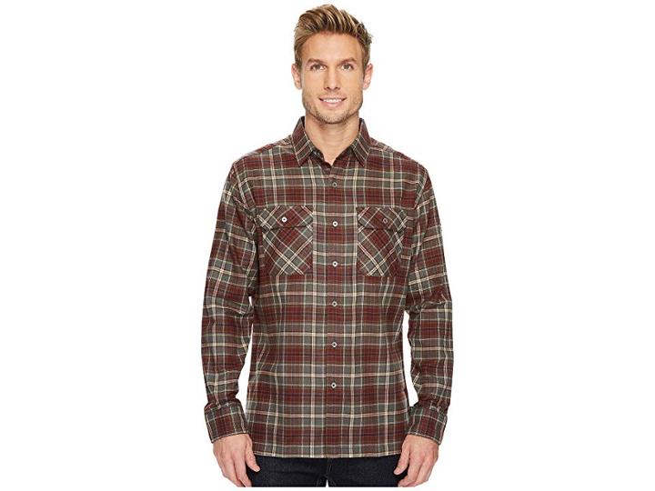 Kuhl Dillingrtm Long Sleeve Shirt (rustic Smoke) Men's Long Sleeve Button Up