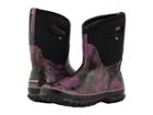 Bogs Classic Mid Vintage Floral (black Multi) Women's Rain Boots