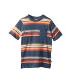 Lucky Brand Kids Short Sleeve Print Tee (little Kids/big Kids) (indigo Blue) Boy's T Shirt