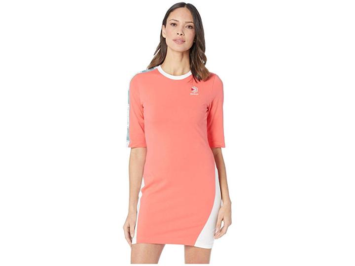Reebok Classics Cotton Dress (bright Rose) Women's Dress