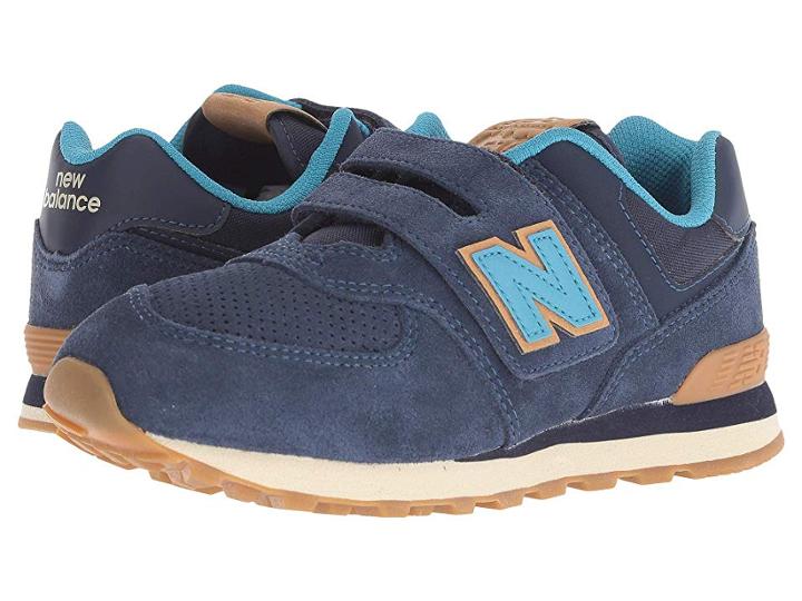 New Balance Kids Yv574v1 (little Kid/big Kid) (pigment/cadet) Kids Shoes