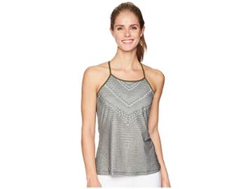 Prana Small Miracle Cami (forest Green Synergy) Women's Clothing