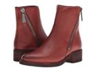 Frye Demi Zip Bootie (red Clay Soft Full Grain) Women's Boots