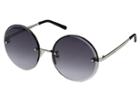 Guess Gg1149 (shiny Light Nickeltin/gradient Smoke) Fashion Sunglasses