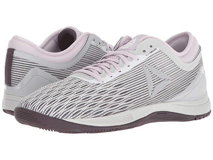 Reebok Crossfit(r) Nano 8.0 (white/stark Grey/quartz/smoky Volcano) Women's Shoes