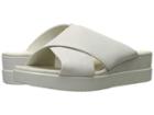 Ecco Touch Slide Sandal (white Cow Leather) Women's Sandals