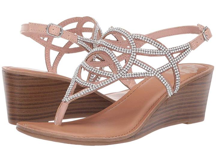 Fergalicious Courtesy (blush) Women's Wedge Shoes