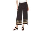Michael Michael Kors Paisley Garden Border Pants (black/marigold) Women's Casual Pants