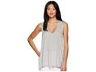 Michael Stars Swing Tank Top (heather Grey) Women's Sleeveless