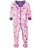Hatley Kids Rainbow Unicorns Footed Coverall (infant) (pink) Girl's Jumpsuit & Rompers One Piece