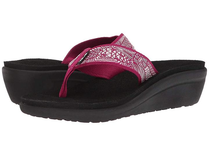 Teva Voya Wedge (ellie Boysenberry) Women's Shoes