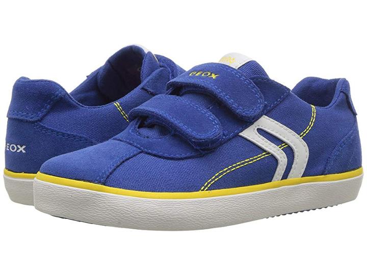 Geox Kids Kilwi 12 (little Kid) (royal/lime) Boy's Shoes