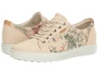 Ecco Soft Vii Sneaker (multicolor/limestone/powder Cow Leather/cow Nubuck) Women's Lace Up Casual Shoes