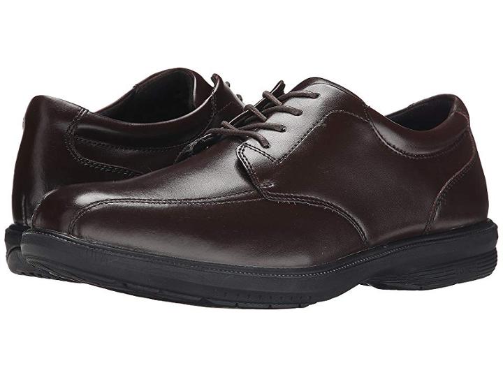 Nunn Bush Mulberry St. Bike Toe Oxford (brown) Men's Lace-up Bicycle Toe Shoes