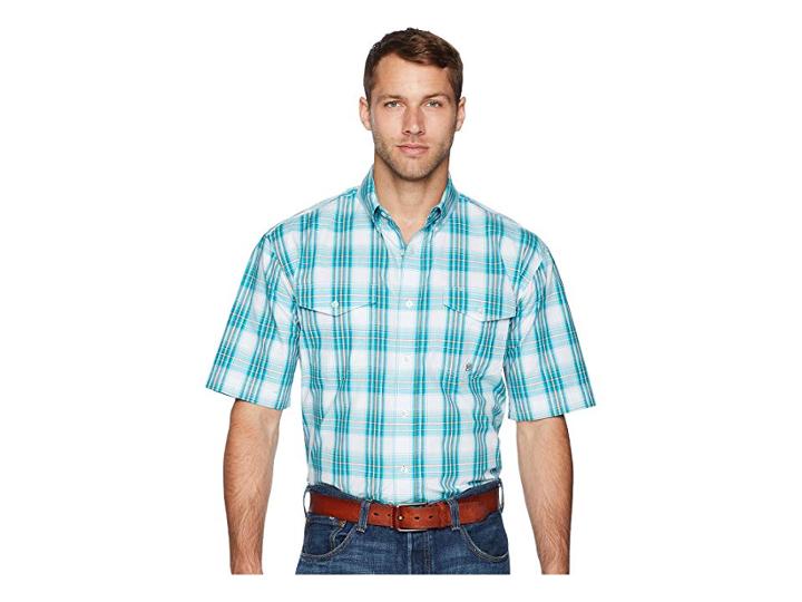 Roper 1672 Jade Plaid (green) Men's Clothing