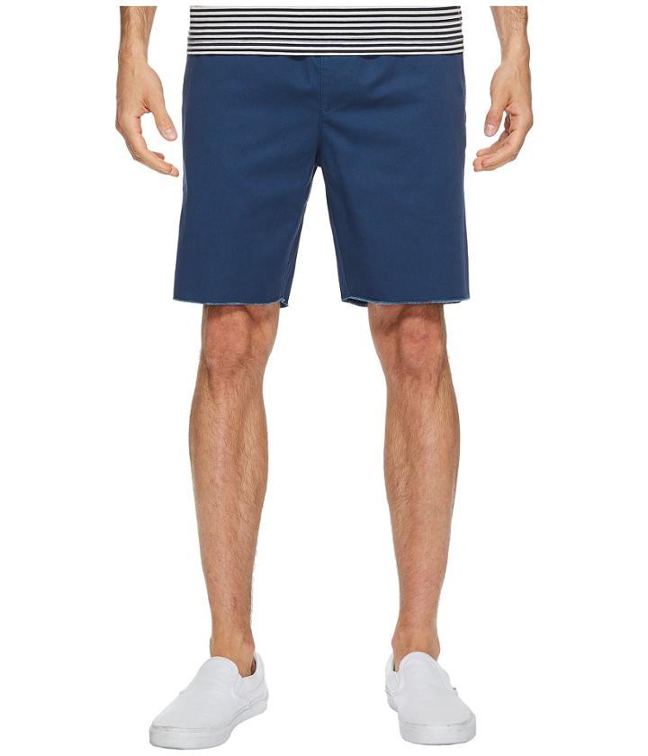 Rvca Dayshift Elastic Shorts (dark Denim) Men's Shorts
