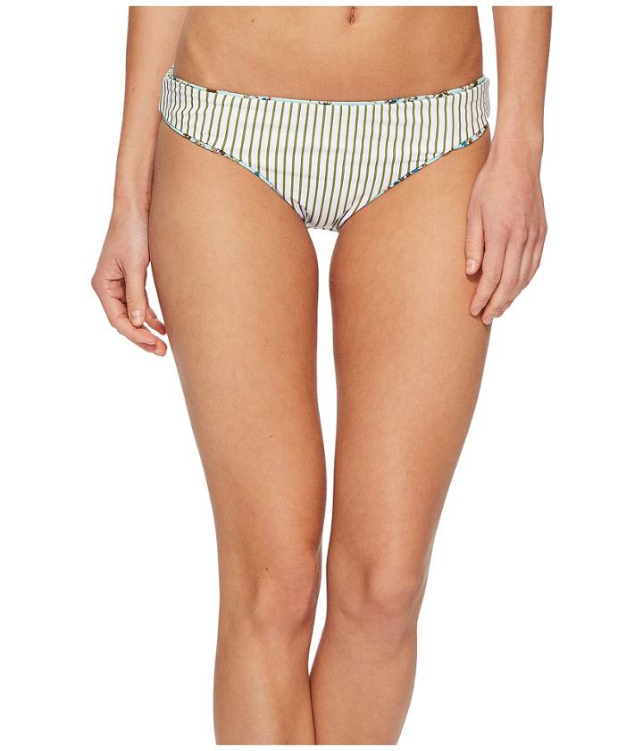 Splendid Picturesque Reversible Retro Bikini Bottom (aqua) Women's Swimwear
