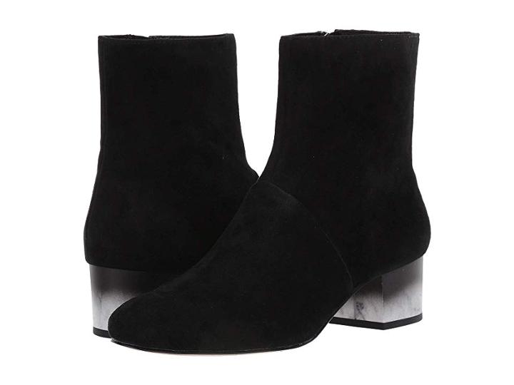 Halston Heritage Olga Bootie (black Suede) Women's Boots