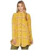 Free People Nordic Day Top (yellow) Women's Clothing