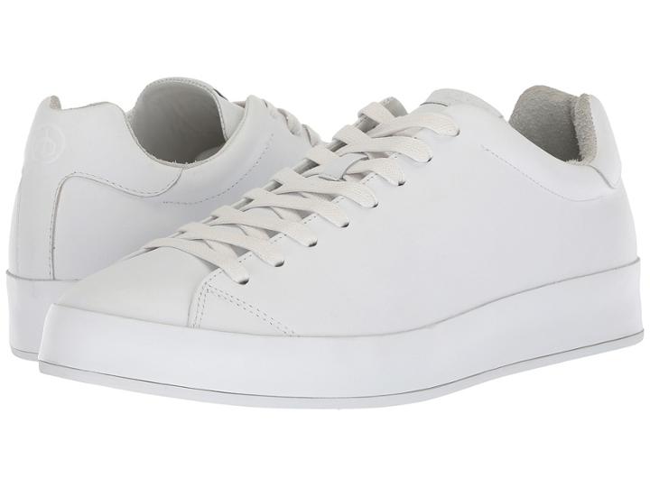 Rag & Bone Rb1 Low Top Sneakers (white Smooth Nappa) Men's Lace Up Casual Shoes