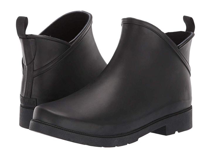 Chooka Brinn Ankle Bootie (black) Women's Rain Boots