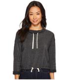 Alternative Eco-fleece Funnel Neck Pullover (eco Black) Women's Sweatshirt