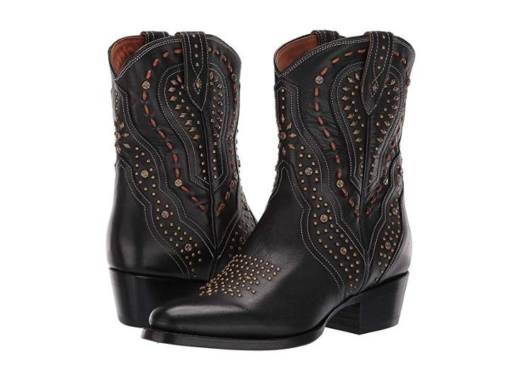 Frye Kelsea Stud Short (black) Women's Shoes