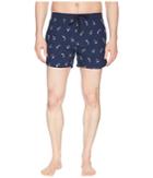 Boss Hugo Boss White Shark Swim Trunk (open Blue) Men's Swimwear