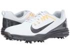 Nike Golf Lunar Command 2 (white/metallic Dark Grey/dark Grey) Men's Golf Shoes