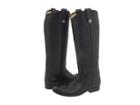 Frye Melissa Button (black (soft Vintage Leather)) Cowboy Boots