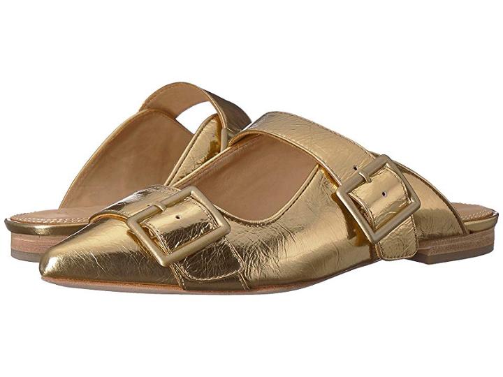 Bill Blass Slyvia Slide (gold) Women's Clog/mule Shoes