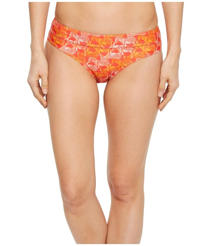 Prana Ramba Bottom (carmine Pink Safari) Women's Swimwear