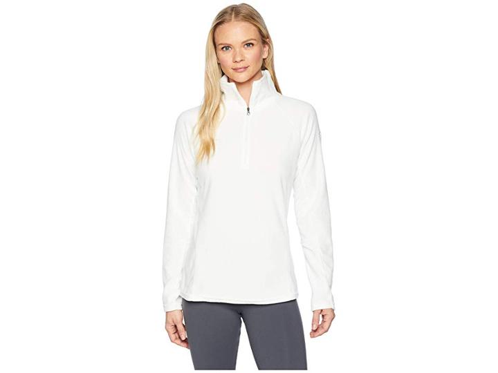 Columbia Glacialtm Iv 1/2 Zip (sea Salt) Women's Clothing