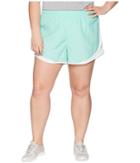 Nike Dry Tempo 3 Running Short (size 1x-3x) (emerald Rise/igloo/light Menta/wolf Grey) Women's Shorts