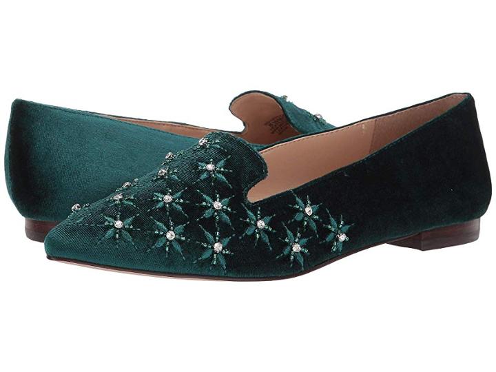 Sole / Society Letticah (juniper Portugal Velvet) Women's Flat Shoes
