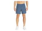 Nike Challenger Shorts 7 2-in-1 (monsoon Blue/armory Blue/reflective Silver) Men's Shorts