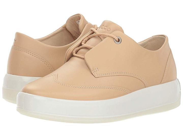 Ecco Soft 9 Wing Tip (volluto Calf Leather) Women's  Shoes
