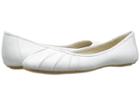 Nine West Blustery (white Leather) Women's Flat Shoes
