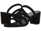 Sol Sana Holt Slide (black Suede) Women's 1-2 Inch Heel Shoes