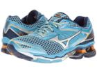 Mizuno Wave Creation 18 (norse Blue/silver/orange Pop) Girls Shoes