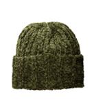 Collection Xiix Chenille Super Cuff Beanie (olive) Beanies